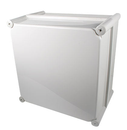 Enclosure 280X280X180 Grey Screw Lid Ip66