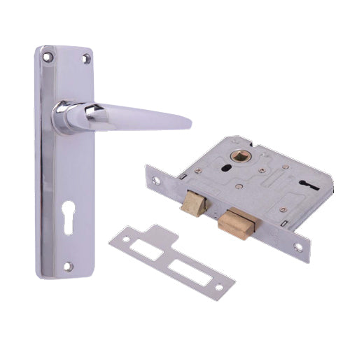Tarpon Lockset Complete 4L 2K CP (Blister)