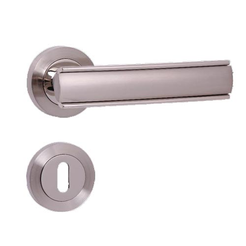 Viento Lever On Rose KEY 2 Tone SN/PN (Boxed) Door Handle