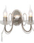 Load image into Gallery viewer, W/Light 2LT Satin Chrome &amp; Crystals
