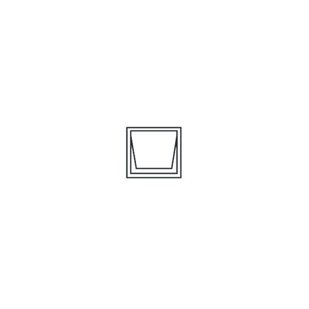 uPVC Top Hung Windows - White (600 x 600)mm with 6.38mm Safety Glass