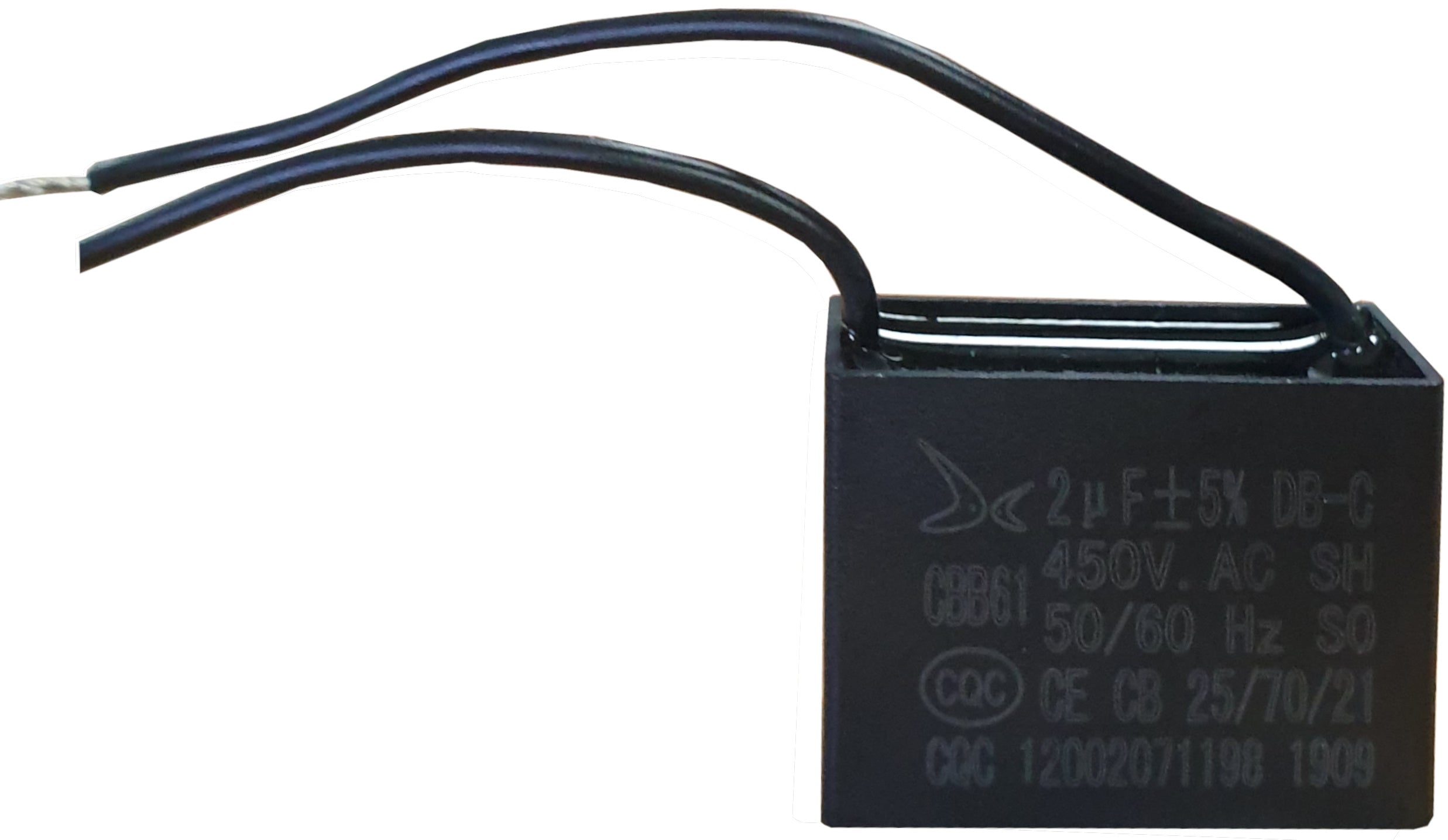 Spare Ac Starting Capacitor 2Mf 450Vac