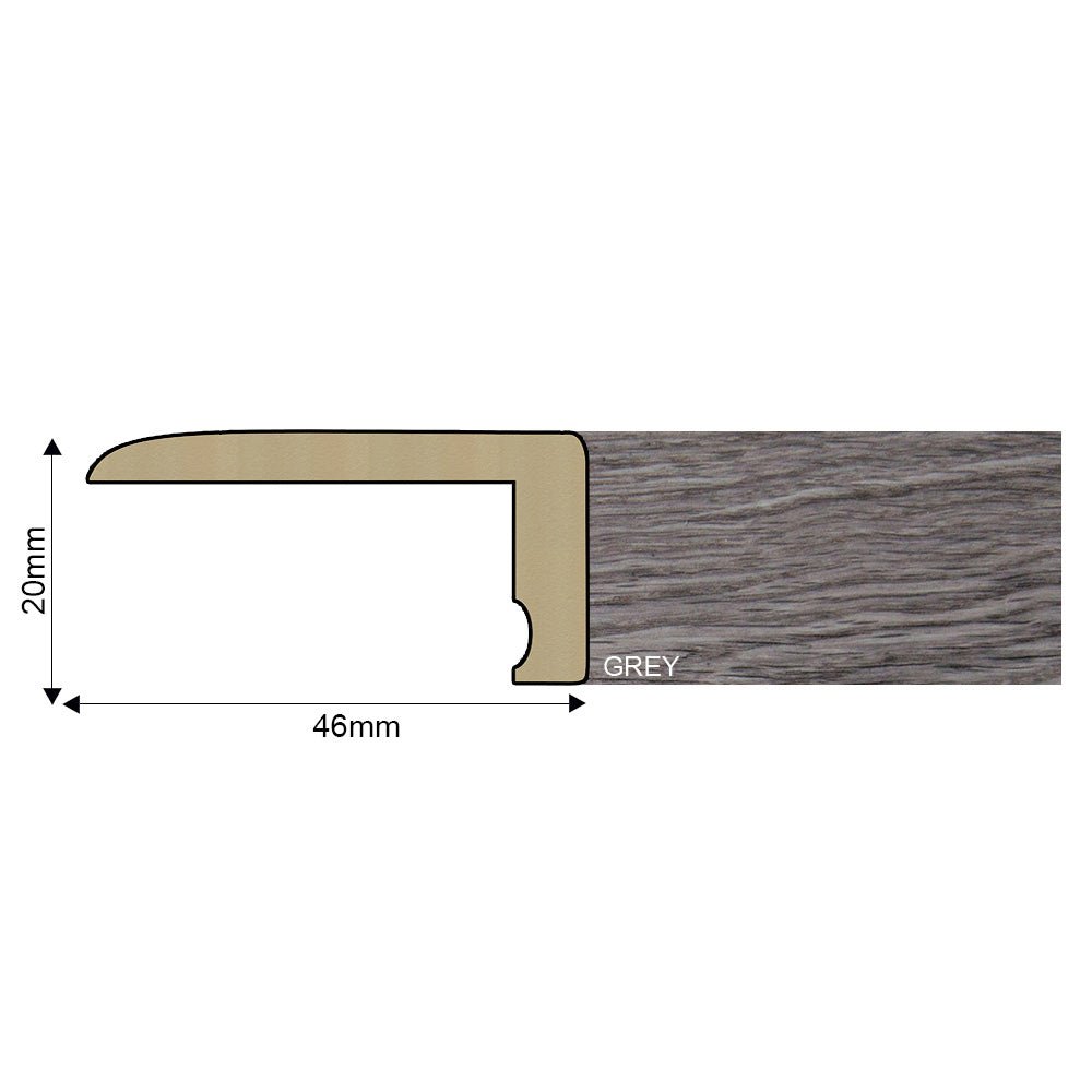 Stair-Nosing Ash Grey