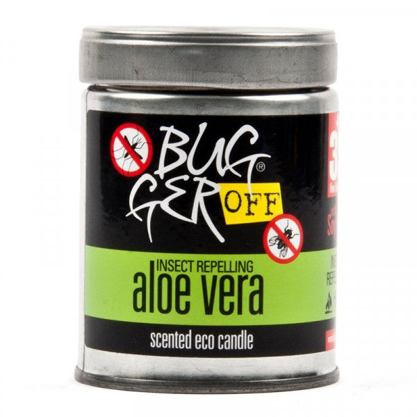 Bugger Off Eco Scented Candle Aloe Vera pkt 6